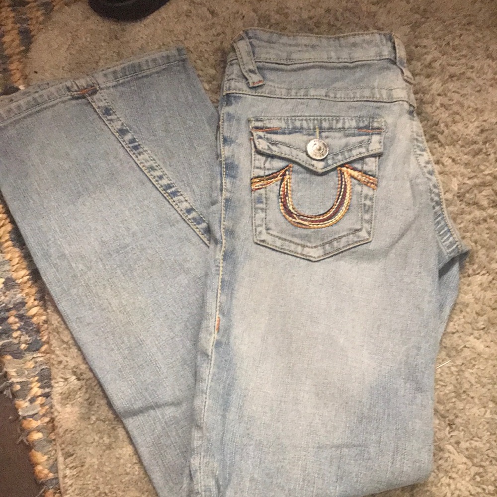 Light blue true religion jeans